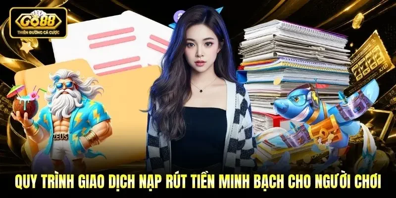 Quy trình giao dịch nạp rút tiền minh bạch cho người chơi
